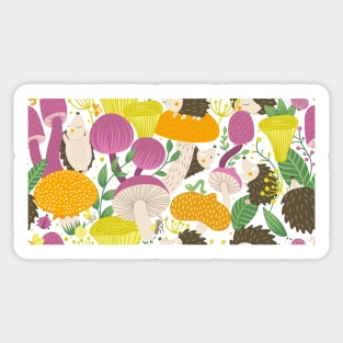 Forest Hedgehogs Sticker